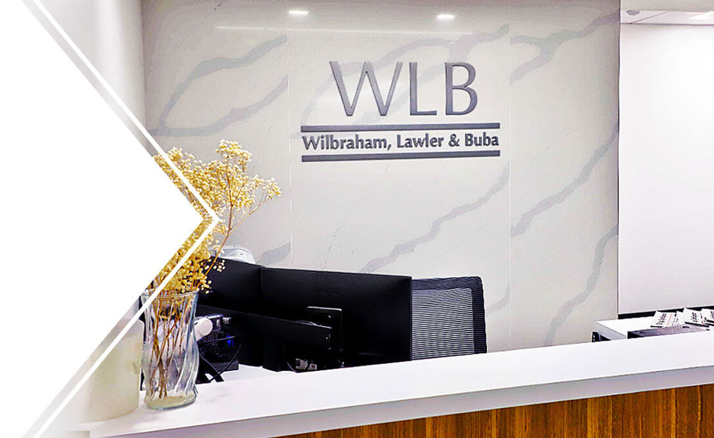 Front Desk View Of WLB | Wilbraham, Lawler & Buba Offices